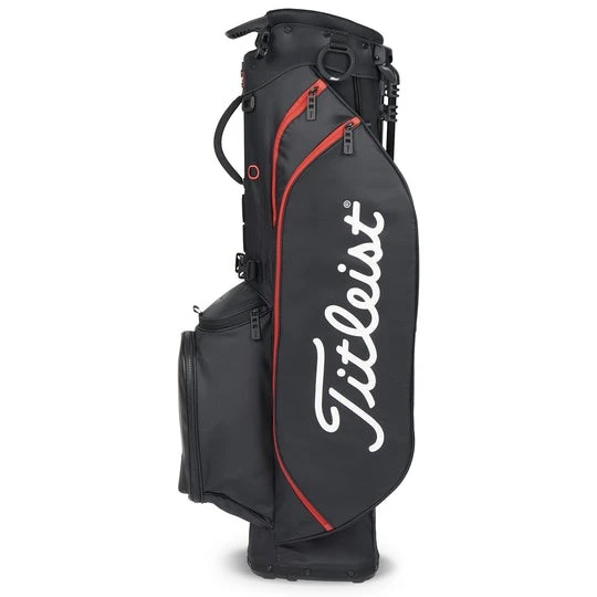Titleist Players 4 Stand Bag Black/Black/Red 4 Titleist Players 4 Stand Bag Black/Black/Red - Image 2