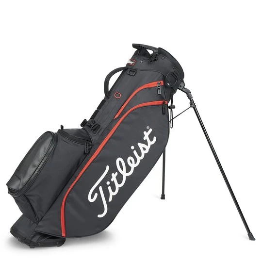 Titleist Players 4 Stand Bag Black/Black/Red 3 Titleist Players 4 Stand Bag Black/Black/Red