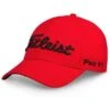 Titleist Gents Tour Elite Cap Red - Black -Cheap Titleist Store P TH8FDMLTITLGENTSTOURELITECAPREDBLACK L