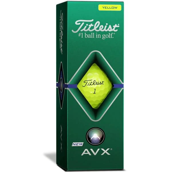 Titleist AVX Golf Balls Dozen Yellow 6 Titleist AVX Golf Balls Dozen Yellow - Image 4
