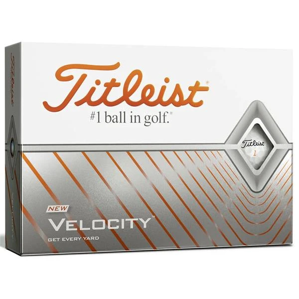 Titleist Velocity Golf Balls Dozen White 3 Titleist Velocity Golf Balls Dozen White