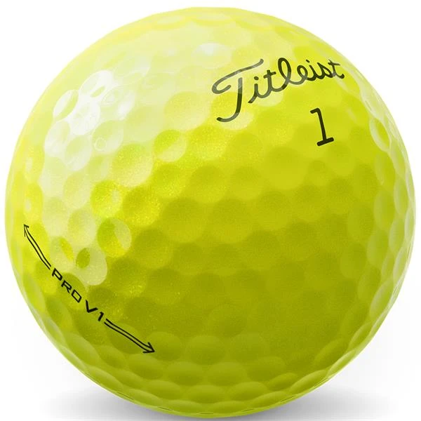 Titleist Pro V1 Golf Balls Dozen Yellow 4 Titleist Pro V1 Golf Balls Dozen Yellow - Image 2