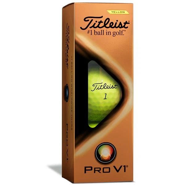 Titleist Pro V1 Golf Balls Dozen Yellow 5 Titleist Pro V1 Golf Balls Dozen Yellow - Image 3