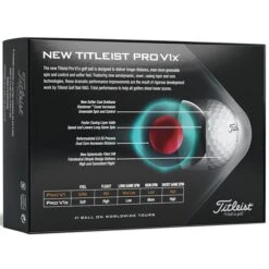 Titleist Pro V1X Golf Balls Dozen White 11 Titleist Pro V1X Golf Balls Dozen White -Cheap Titleist Store T21D0102001 3 L