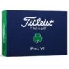 Titleist Shamrock Pro V1 Half Dozen Balls White 2 Titleist Shamrock Pro V1 Half Dozen Balls White -Cheap Titleist Store T23D0101002 L