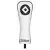 Titleist Leather Fairway Headcover White Black -Cheap Titleist Store TA20LHCWBF001 L