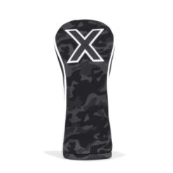 Titleist Leather Cotton Headcover Hybrid Black Camouflage