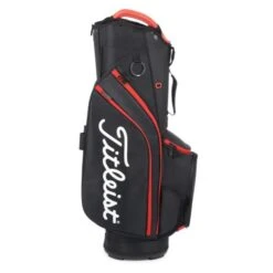 Titleist 14 Cart Bag Black Black Red -Cheap Titleist Store TB22CT6001 2 L