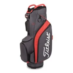 Titleist 14 Cart Bag Graphite Island Red Black