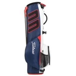 Titleist Players 4 Carbon Stand Bag Navy White Red -Cheap Titleist Store TB22SX5003 3 L