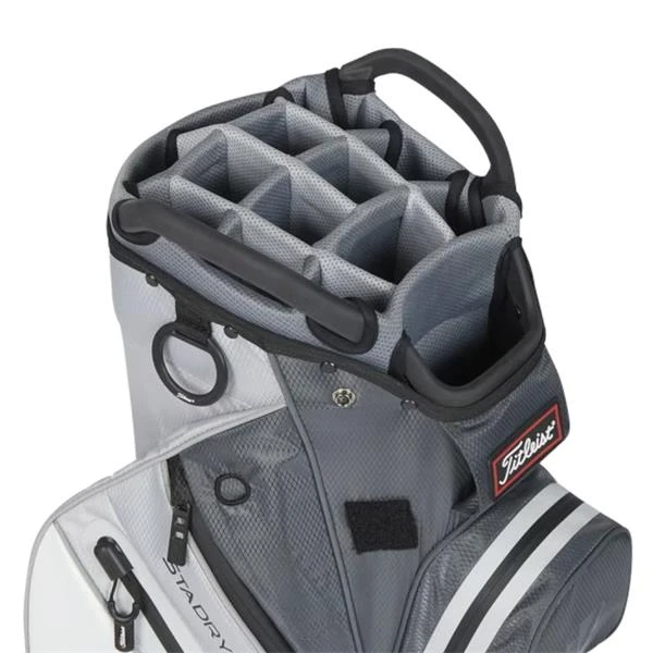 Titleist Cart 14 StaDry Bag Charcoal Grey White 4 Titleist Cart 14 StaDry Bag Charcoal Grey White - Image 2