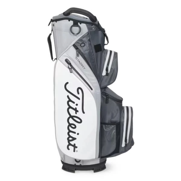 Titleist Cart 14 StaDry Bag Charcoal Grey White 6 Titleist Cart 14 StaDry Bag Charcoal Grey White - Image 4