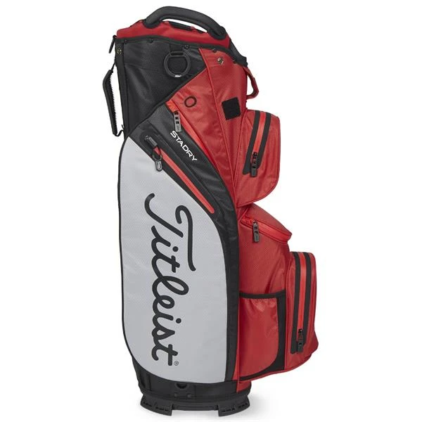 Titleist Cart 14 StaDry Bag Dark Red Grey Black 6 Titleist Cart 14 StaDry Bag Dark Red Grey Black - Image 4
