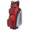 Titleist Cart 14 StaDry Bag Dark Red Grey Black -Cheap Titleist Store TB23CT9007 L