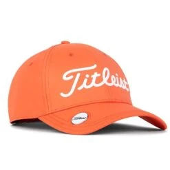 Titleist Gents Players Perf Ball Marker Cap Flame White