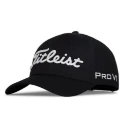 Titleist Gents Tour Performance Cap Black White
