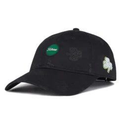 Titleist Ladies Montauk Prints Cap Black Green Shamrock