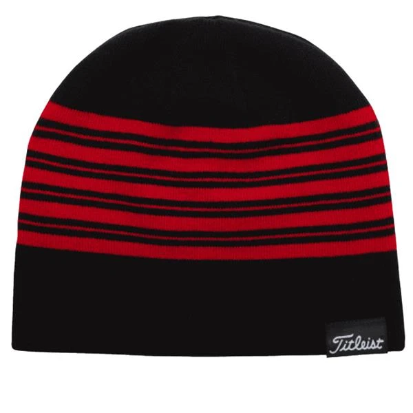 Titleist Reversible Beanie Black Red 4 Titleist Reversible Beanie Black Red - Image 2